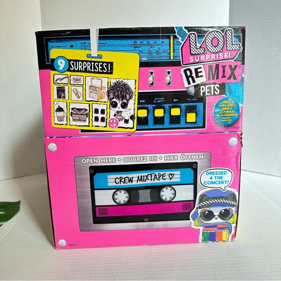 LOL Surprise Remix Pets - 9 Surprises with Real Hair & Surprise Song Lyrics LOT - Picture 7 of 10
